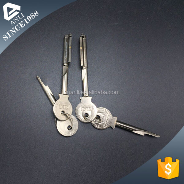 35mm length brass door door lock for sliding freezer refrigerator with iron key - Image 4