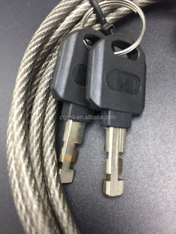 black coated high quality spring coil wire lock - Image 5