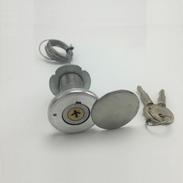 China supplier round knob door lock for rolling/garage door - Image 4