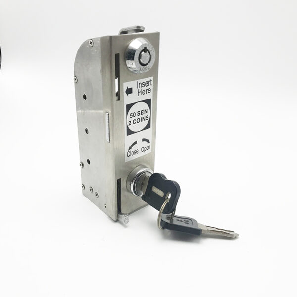 Popular stainless steel coin operated lock in public for AL-TB-3000 - Image 5