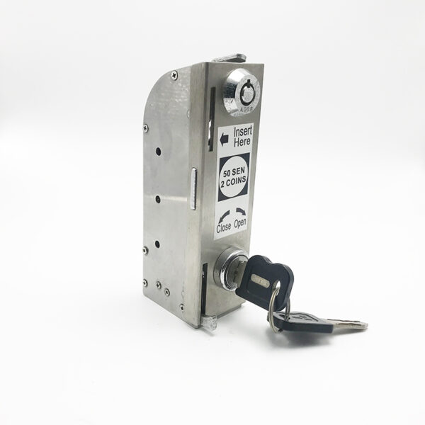 Popular stainless steel coin operated lock in public for AL-TB-3000 - Image 3
