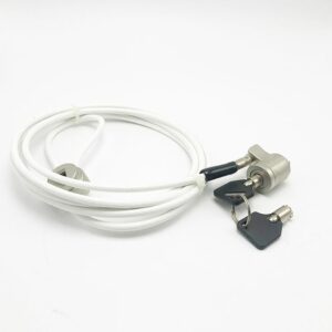 Yellow Coiled Cable Security Lock