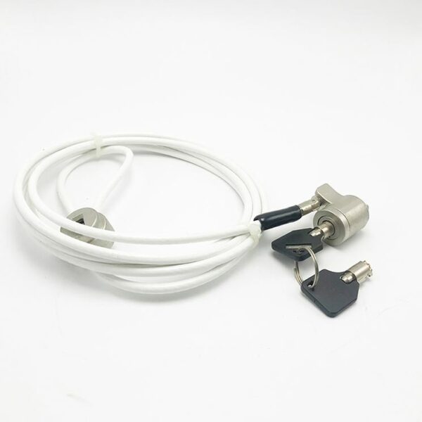Yellow Coiled Cable Security Lock
