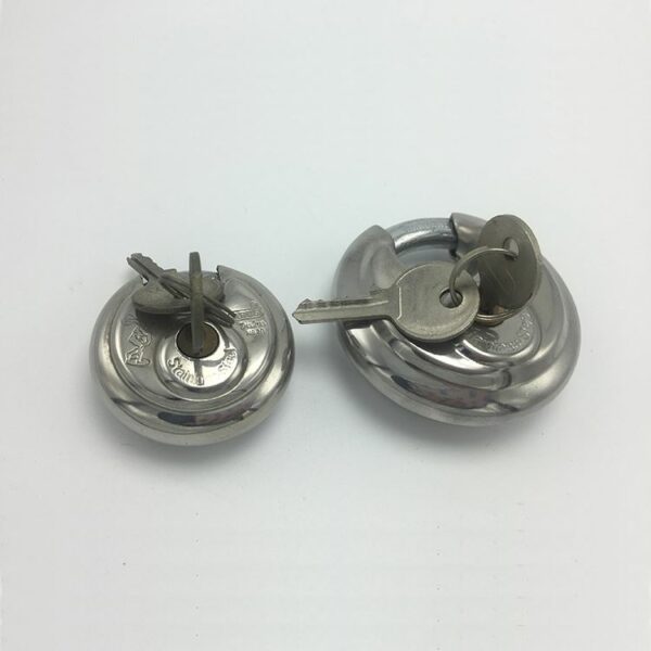 high security  disc small disk padlock lock — изображение 2