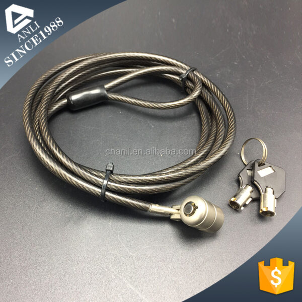 Black notebook laptop lock without cable for HP - Image 3