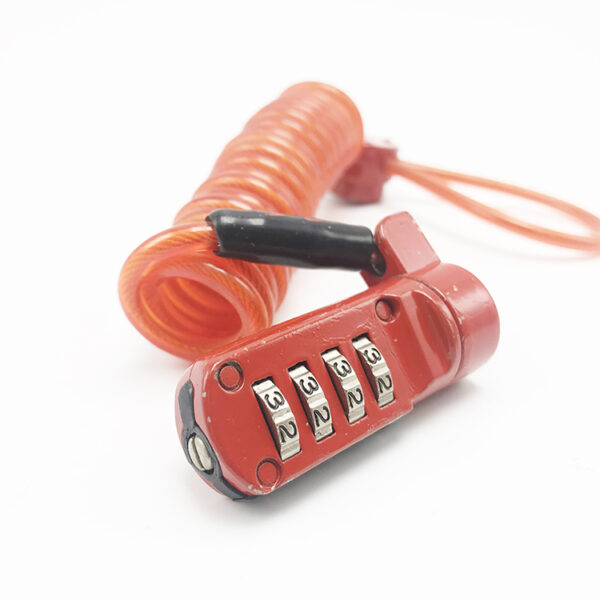 custom portability combination wire rope lock - Image 2