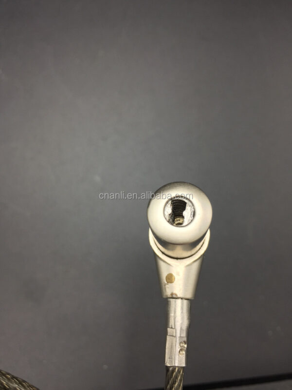 Laptop Tablet Security Steel Cable Lock With Small Key - Image 2