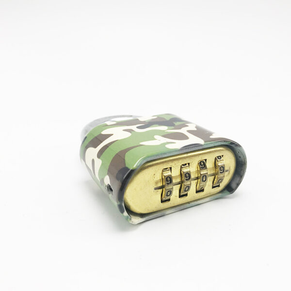 Factory directly rubber cover safety combination padlock for luggage — изображение 5
