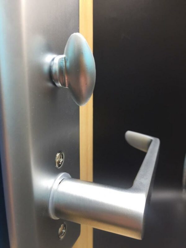 China factory brass door handle set - Image 5