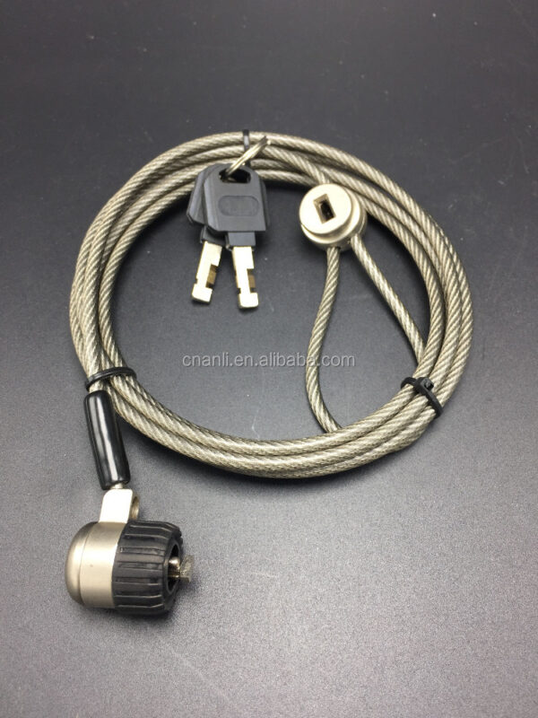 Notebook computer lock, Fix the Cable Loop on a Table Leg or Other Object — изображение 5