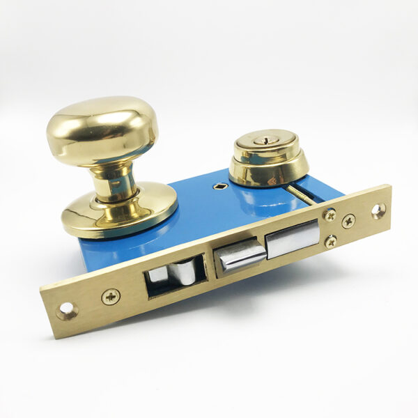 new design round knob hotel door handle lock mortise sliding door lock price - Image 2