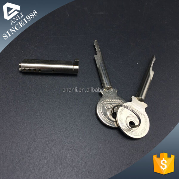 35mm length brass door door lock for sliding freezer refrigerator with iron key - Image 6