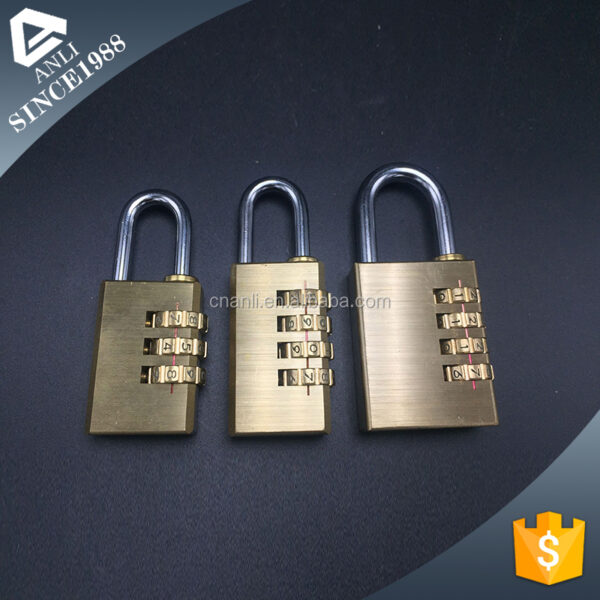 Promotional 3 padlocks one key combination padlock in heart shape — изображение 5