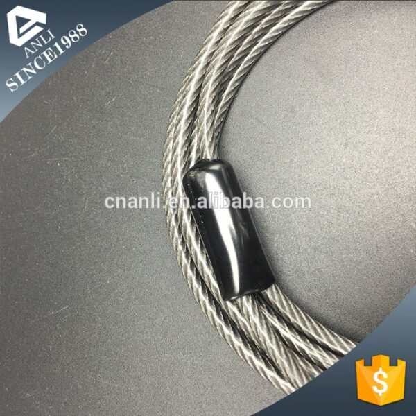cable carabiner galvanized wire rope assembly for lock & lock - Image 3