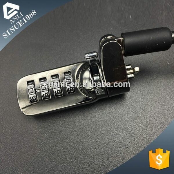 adjustable coated cable computer lock with digitals - Image 3