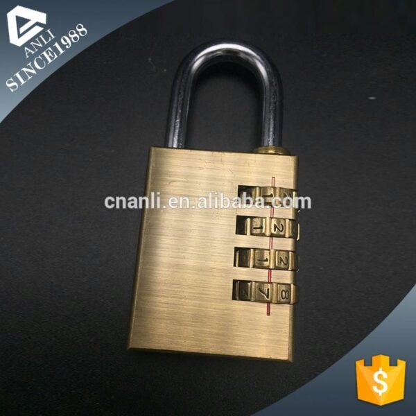 Famous brand combination keys brass lock padlock suitcase — изображение 2