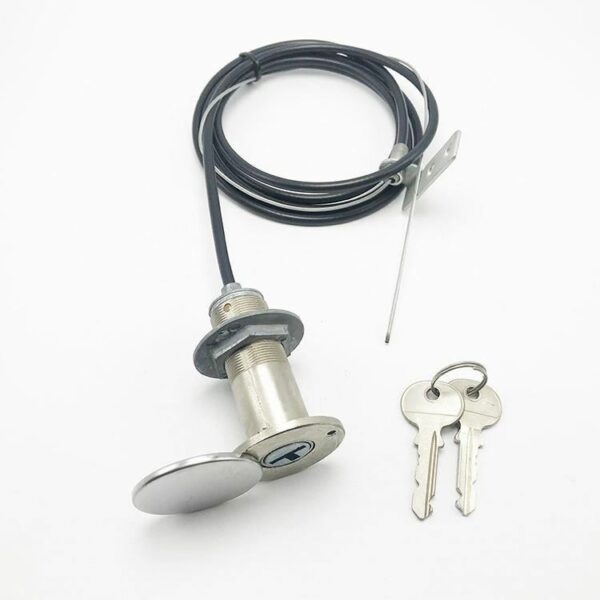 China factory brass rolling door lock - Image 5