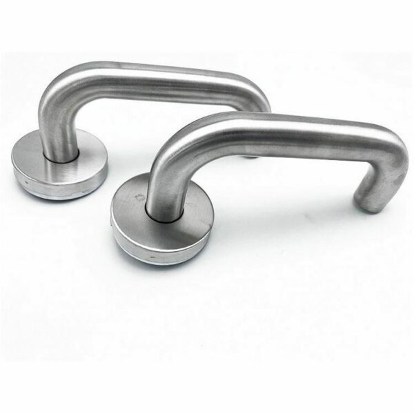 U shape Fire proof stainless steel 304 201 door handle Tubular Lever Door Handle - Image 6