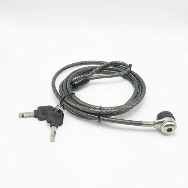 Stainless steel desktop/laptop computer lock cable Notebook Lock and Security Cable - Image 2