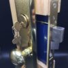 High quality  brass double sided key door handle lock — изображение 4