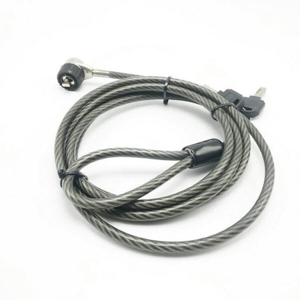 Anti-theft laptop password attachment small metal cable security computer notebook laptop lock for laptop computer notebook