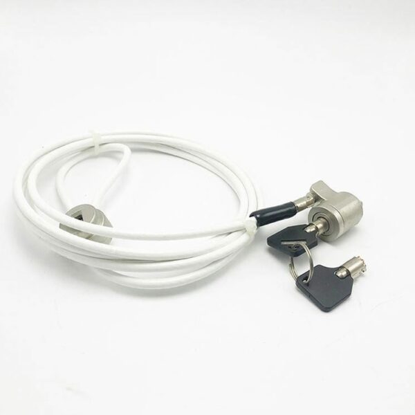 4.0mm PU coating Security Lock Cable with key
