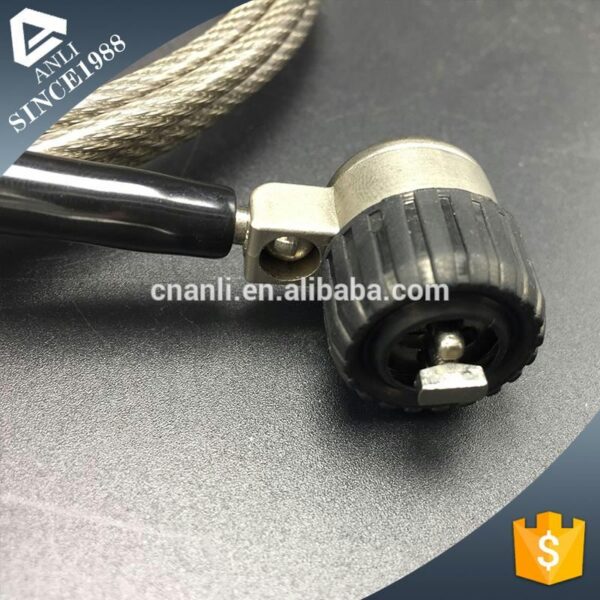 small retracting loop security steel cable lock — изображение 5