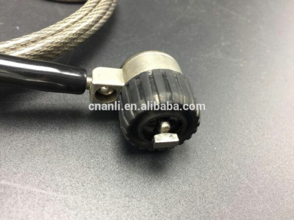 small retracting loop security steel cable lock — изображение 6