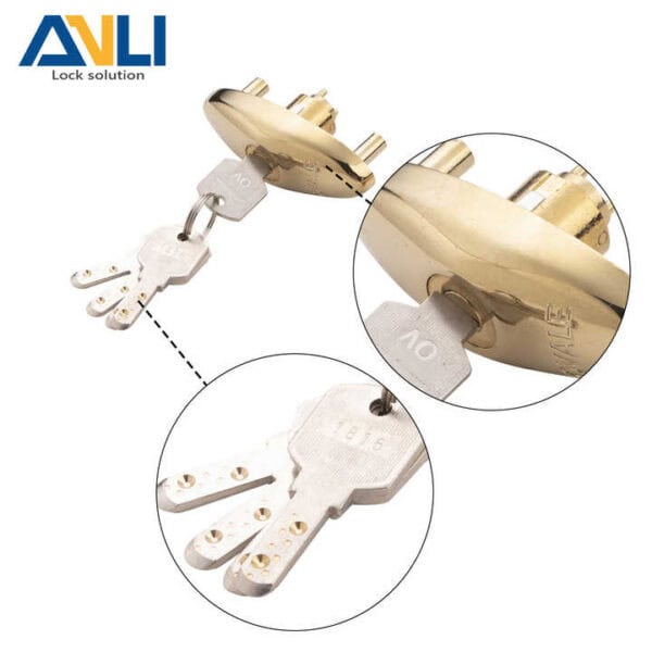 ANLI Japan Zinc Alloy Cam Lock Single Door Cabinet Lock - Image 3