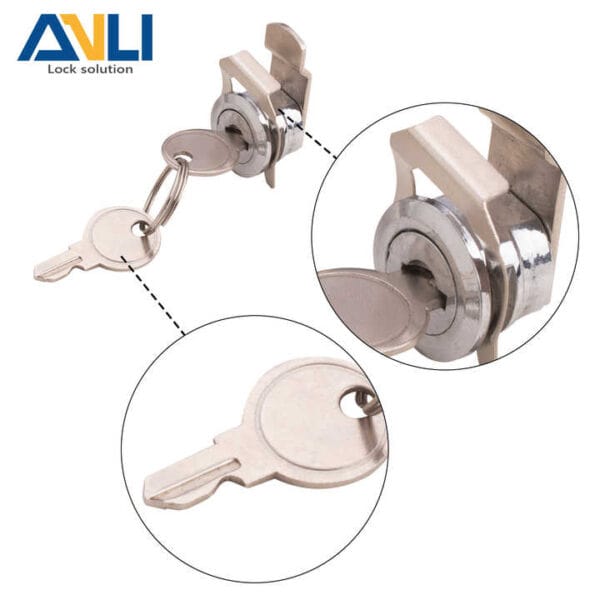 ANLI Cam Lock Tool Boxes Tubular Lock for Metal Cabinets - Image 3