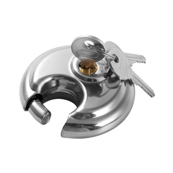 304 Stainless Steel Resettable Round Disc Padlock