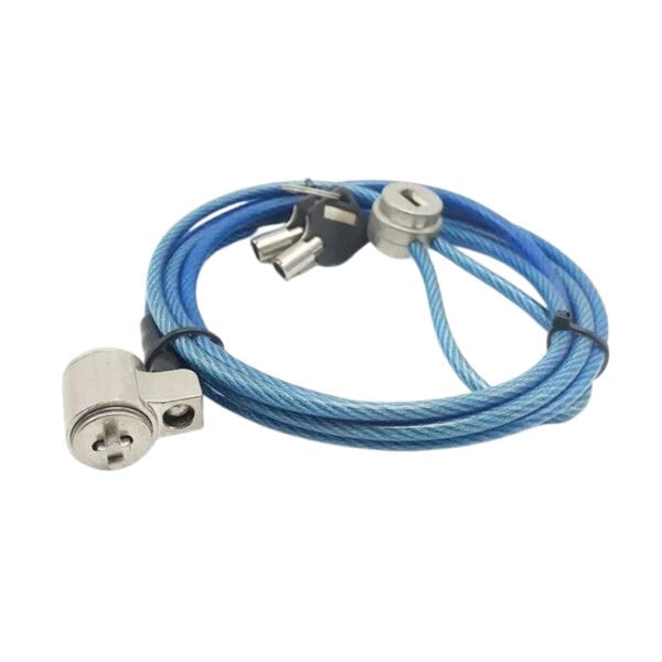 Secure your laptop with a high-security cable lock featuring a durable steel cable and advanced locking mechanism for theft prevention. Ideal for offices, schools, and public spaces.
