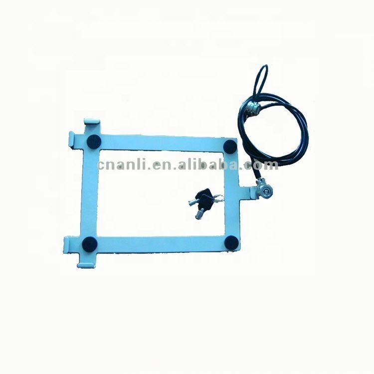 2. ALIT text only: Electric motor mount frame with wiring and key switch, suitable for underwater or marine applications, made of durable materials.