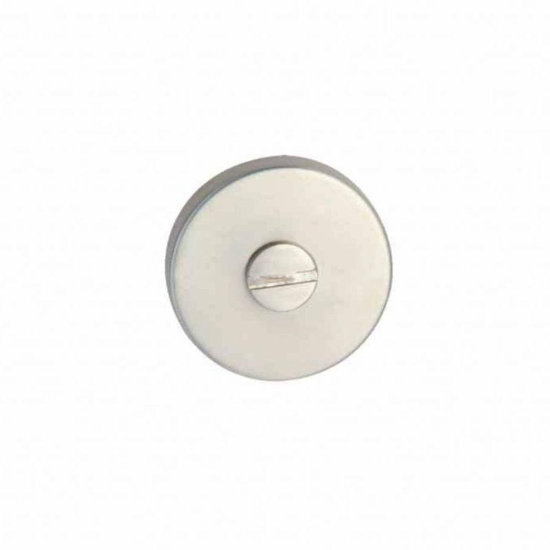 Sleek white circular smoke detector with minimalistic design for home safety and fire prevention.