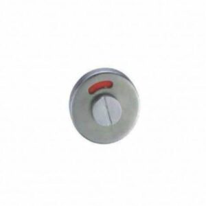 Small round thermostat control knob with temperature adjustment, featuring a red indicator and a central dial, suitable for home climate control systems.