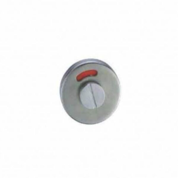 Small round thermostat control knob with temperature adjustment, featuring a red indicator and a central dial, suitable for home climate control systems.