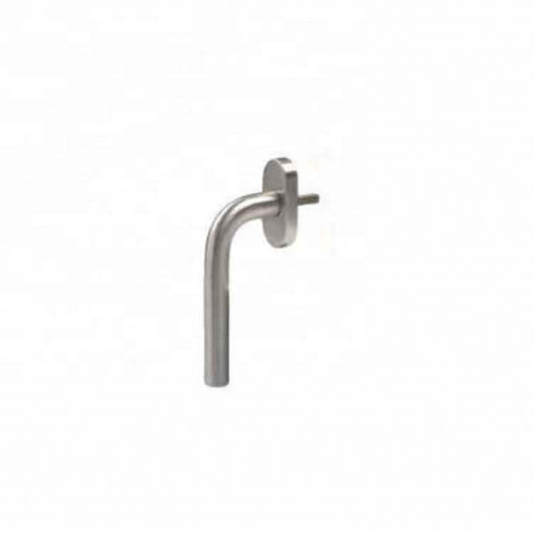 1. Stainless steel bathroom faucet, modern sleek design for home or commercial use.
