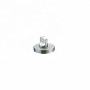 Adjustable stainless steel shower diverter handle for modern bathroom fixtures and seamless water control.