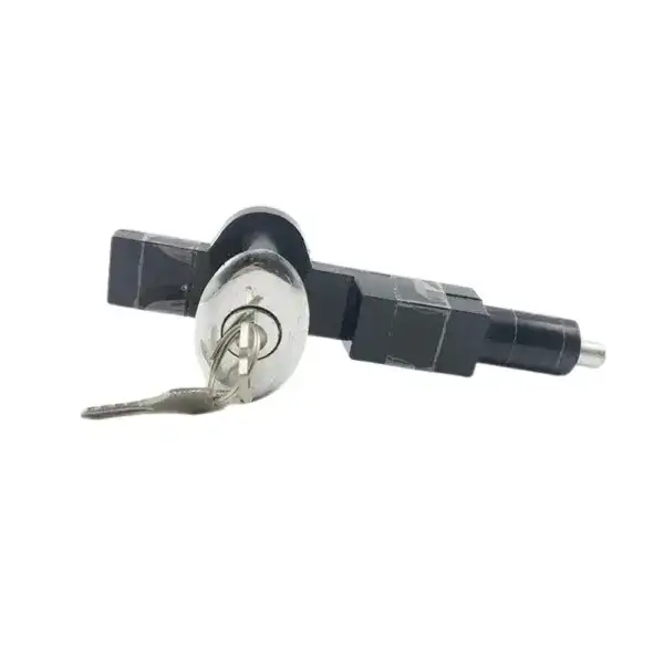 High-quality refrigerator door lock with key for enhanced security and child safety. Durable lock mechanism designed to prevent unauthorized access to your refrigerator.