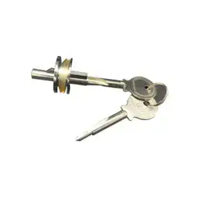 Secure refrigerator door lock with key for wholesale use, designed to prevent unauthorized access. Durable metal construction ensures long-lasting security for commercial and residential refrigerators.