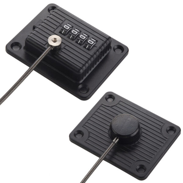 High-security ANLI LOCK panel with numeric combination lock, durable black design, suitable for safes, doors, and cabinets, offering reliable theft protection and easy access control.