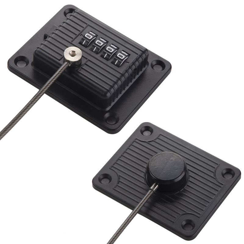 High-security ANLI LOCK panel with numeric combination lock, durable black design, suitable for safes, doors, and cabinets, offering reliable theft protection and easy access control.