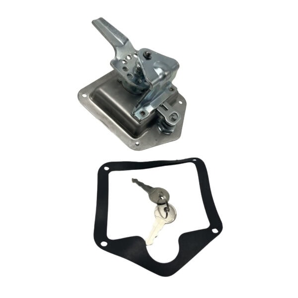 Security stainless steel T handle lock with gasket and keys, ideal for industrial and storage applications. Durable construction ensures reliable locking and corrosion resistance.