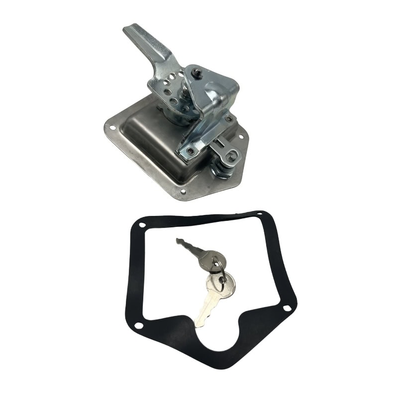 Security stainless steel T handle lock with gasket and keys, ideal for industrial and storage applications. Durable construction ensures reliable locking and corrosion resistance.