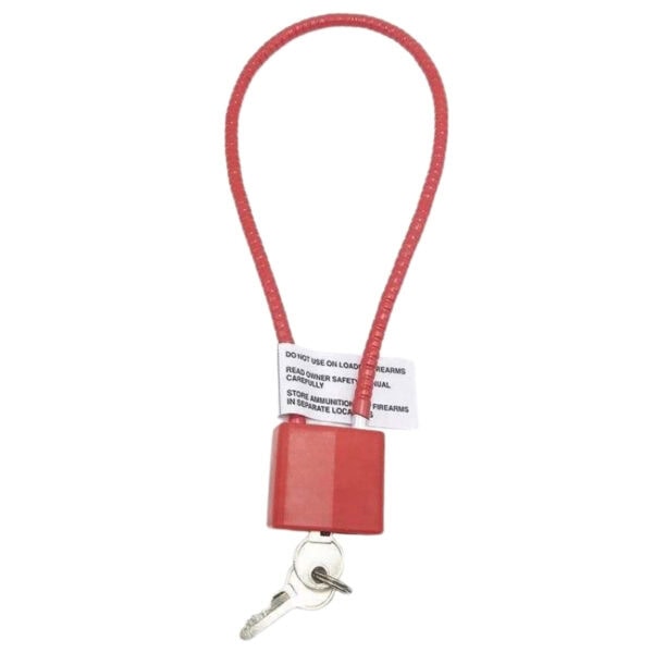ALNI LOCK cable padlock with key for secure locking solutions.