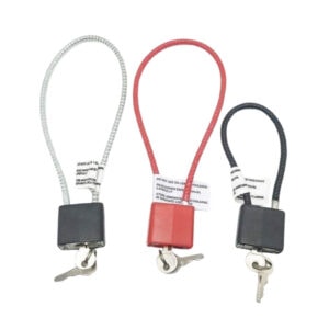 ALTI LOCK cable padlocks with keys, featuring three different sizes for versatile security applications. Durable, lightweight, and easy to use, ideal for securing lockers, bikes, and storage units.