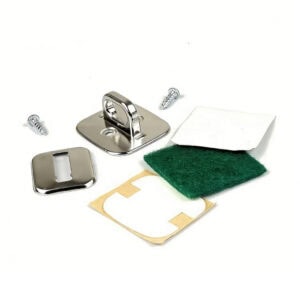 Security zinc alloy steel laptop lock with anti-theft features and mounting accessories.