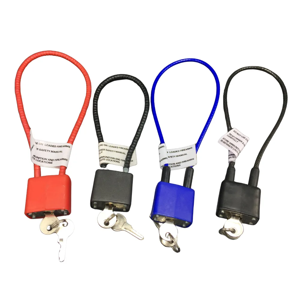Heavy-Duty Steel Cable Gun Lock with Key