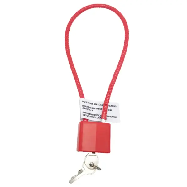 Heavy-Duty Steel Cable Gun Lock with Key