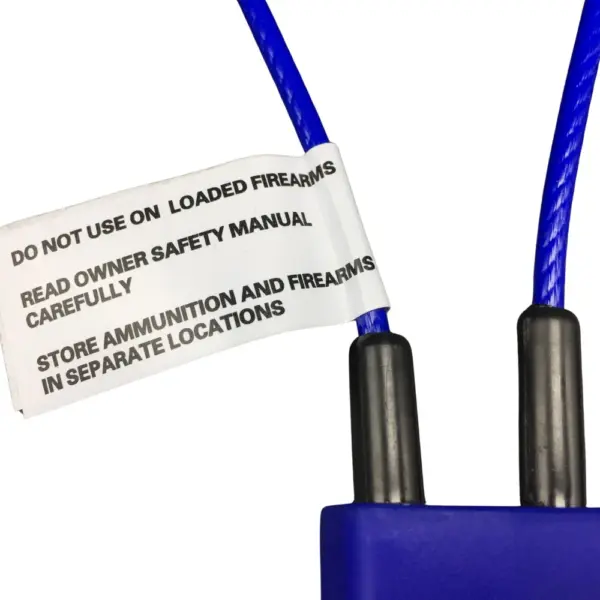 Heavy-Duty Steel Cable Gun Lock with Key